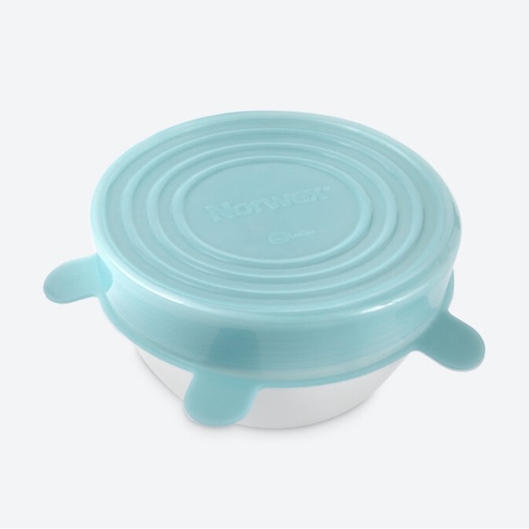 COPY - Norwex Stretchy Silicone Lids, set of 6, food storage, replace plastic w… - Picture 4 of 5